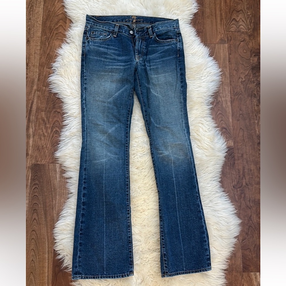7 for all mankind vintage flare denim jeans